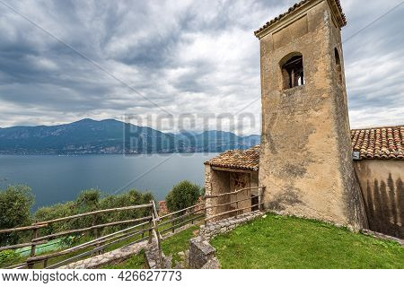 Small Church Of San Antonio Abate (saint Anthony Abbot) In Romanesque Style, Xiii-xiv Century, Blaza