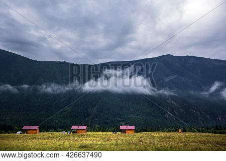 Intermountain Valley Near The Chuey River. Ulagansky District, Altai Republic, Russia