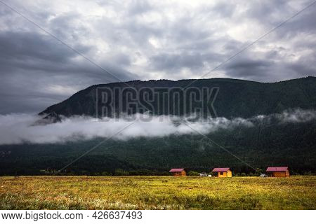 Intermountain Valley Near The Chuey River. Ulagansky District, Altai Republic, Russia