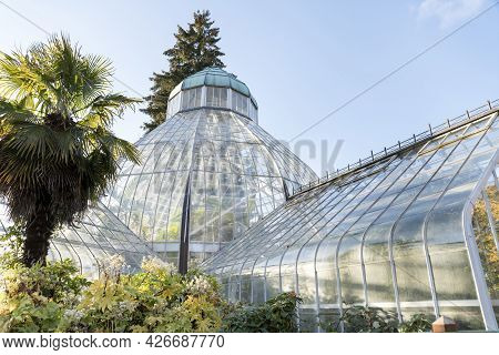 Large Polycarbonate Community Greenhouse At Tacoma, Washington