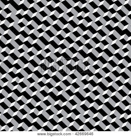 Vector Seamless Pattern - Texture contrastato bianco e nero