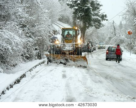 Snowplow Open Road