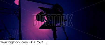 Studio Light Equipments For Photo Or Film Movie Video.