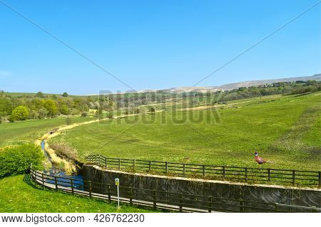 Littleborough Countryside In Rochdale Lancashire Viewed From Hollingworth Lake Country Park  With A 