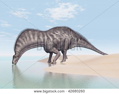 Dinosauruksen Amargasaurus
