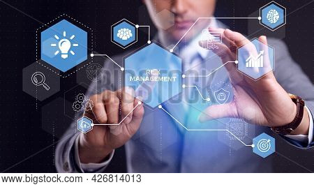 Risk Management And Assessment For Business Investment Concept. Business, Technology, Internet And N