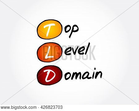 Tld - Top Level Domain Acronym, Technology Concept Background