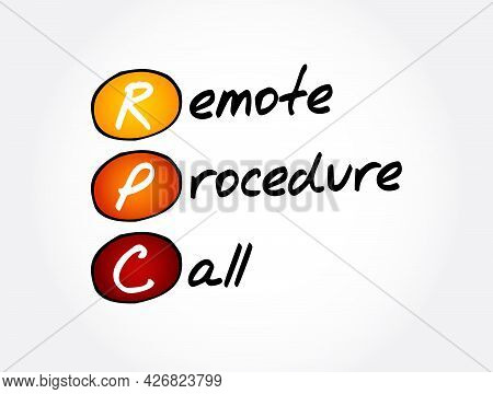 Rpc - Remote Procedure Call Acronym, Technology Concept Background