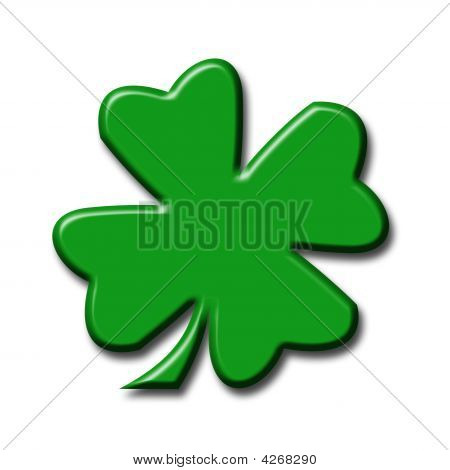 Ilustrace čtyři leaf Clover