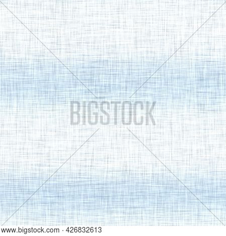 Classic Blue Woven Stripe Masculine Shirt Fabric Texture. Navy Space Dyed Marled Melange Background.