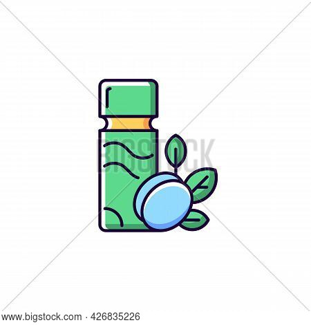 Plum Wine Rgb Color Icon. Isolated Vector Illustration. Sugar Alcohol Green Plum Liqueur. Taiwanese 