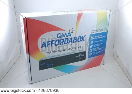 Manila, Ph - July 14 - Gma Affordabox Digital Tv Receiver On July 14, 2021 In Manila, Philippines.