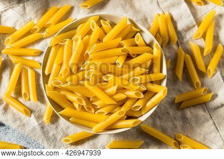 Homemade Italian Dry Mostaccioli Pasta