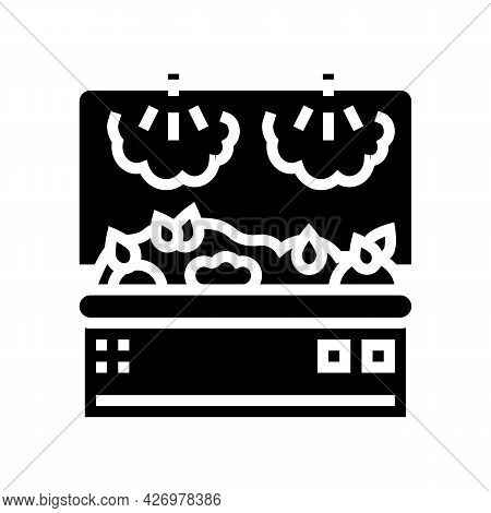 Withering Tea Leaves Glyph Icon Vector. Withering Tea Leaves Sign. Isolated Contour Symbol Black Ill