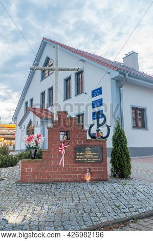 Zgorzelec, Poland - June 2, 2021: Monument To The Memory Of The Fallen, Murdered And Deceased Soldie