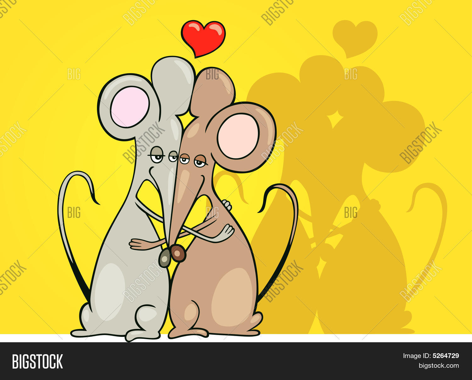Mice Love Vector & Photo (Free Trial) | Bigstock