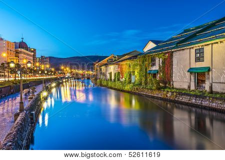 Canals of Otaru, Japan.