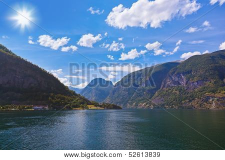 Fjord Sognefjord - Norway