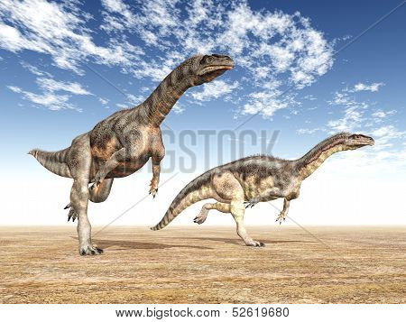 Dinosaur Plateosaurus