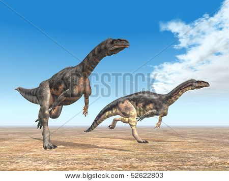 Dinosaur Plateosaurus