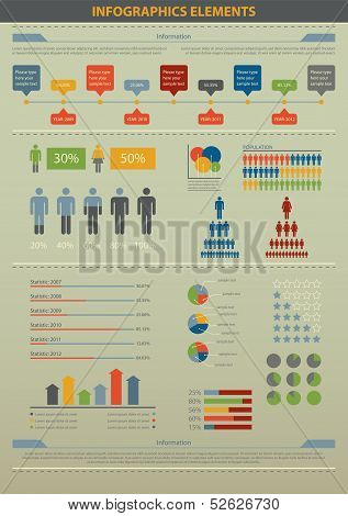 Infographic Element. Population.