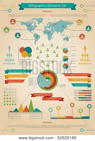 Infographic Element. Population.