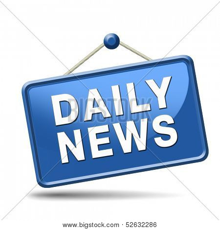 latest daily hot news breaking latest article or press release sticker or icon