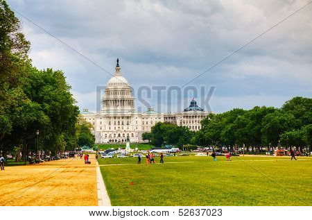 United States Capitol Building In Washington, Dc