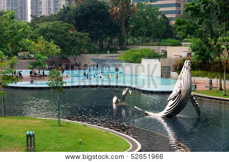 Klcc Park In Kuala Lumpur, Malaysia