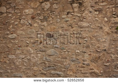 Old Gray Brick Wall