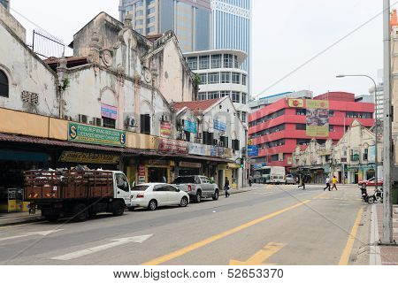 Little India Street In Kuala Lumpur