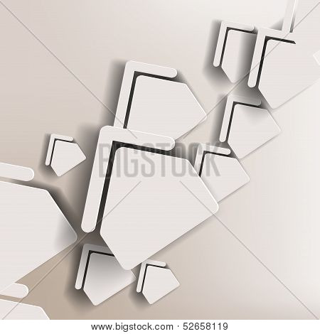 paper background with home icon