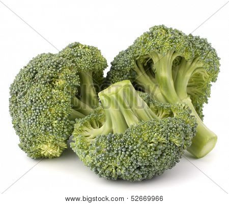 Broccoli vegetable isolated on white background
