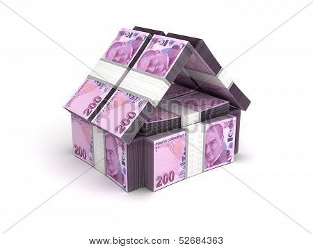 Real Estate Concept Turkish Lira