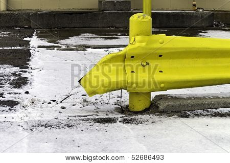 Crumpled Guard Rail