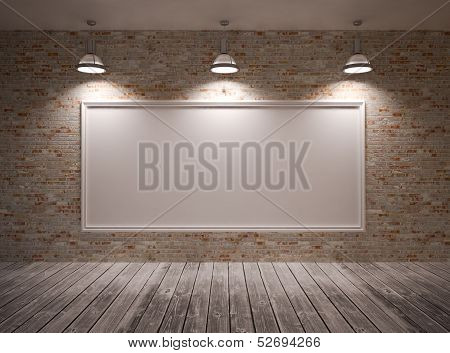 Poster in room