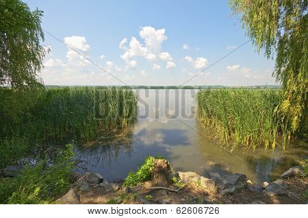 Water And Clouds At Lake Balaton