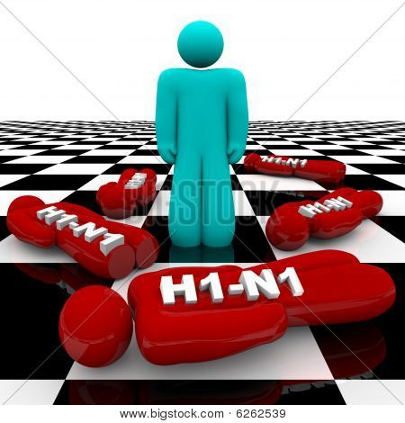 H1 n1 독감 확산-한 스탠드 혼자