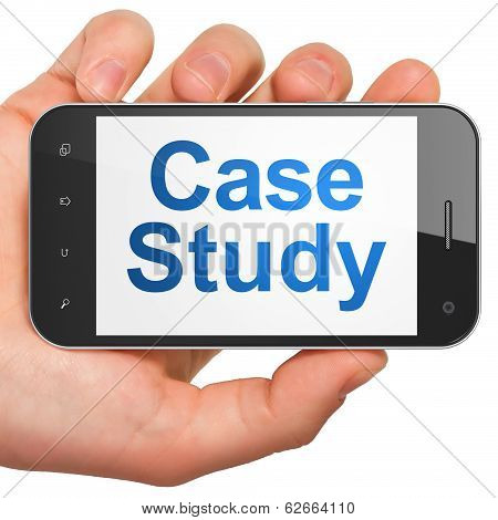 Education concept: Case Study on smartphone