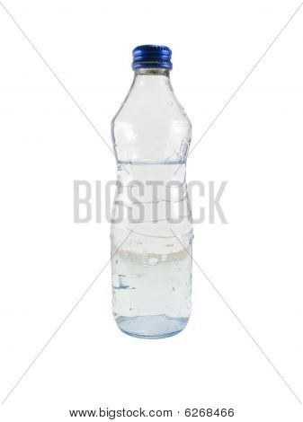 물의 1 개의 유리 병