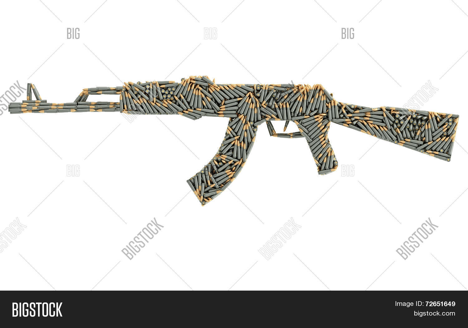 Assault Rifle Rectangle Shape Assault Rifle Shape Image & Photo (Free Trial) | Bigstock