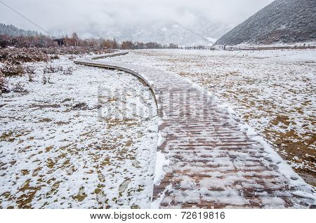 China Winter Landscape