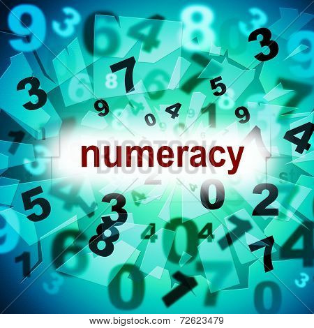 Numeracy Education Means One Two Three And Educated