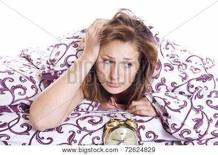 Woman Trying To Sleep