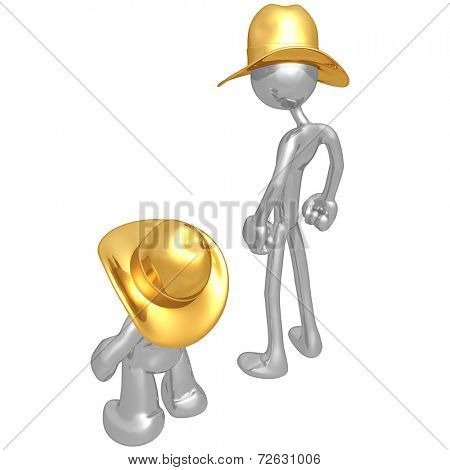 Original and Copycat Cowboy