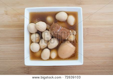 Thit Heo Kho Trung  Vietnamese Caramelised Pork Belly With Hard-boiled Eggs Braised In Coconut Water