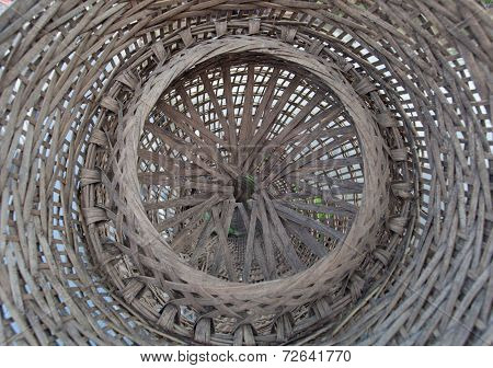 Bamboo fish trap