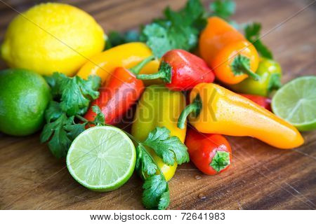 Peppers Limes Lemon