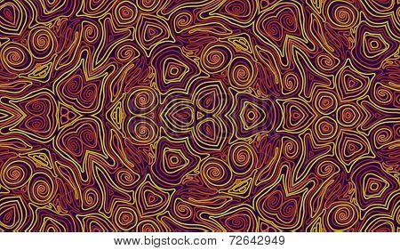 Vector seamless kaleidoscope pattern