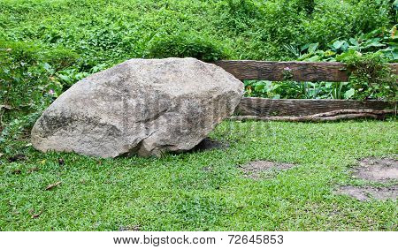Stones in the garden
